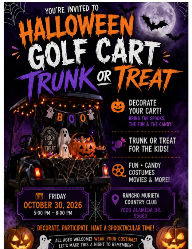 Halloween Golf Cart Trunk or Treat