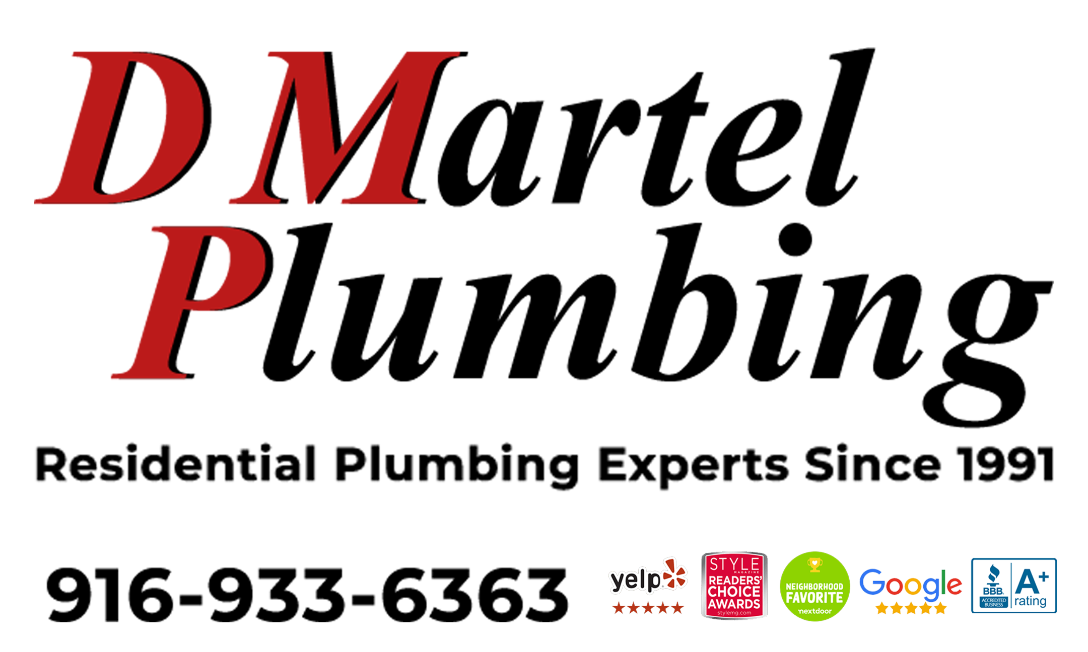 D. Martel Plumbing logo