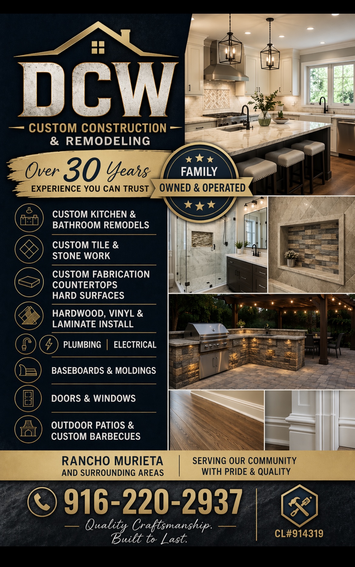 DCW Custom Construction and Remodeling
